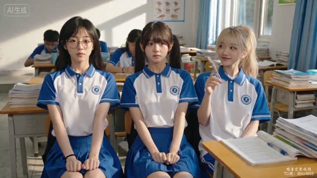 高三爱情故事 (5)｜AI成人短剧｜第1段视频封面