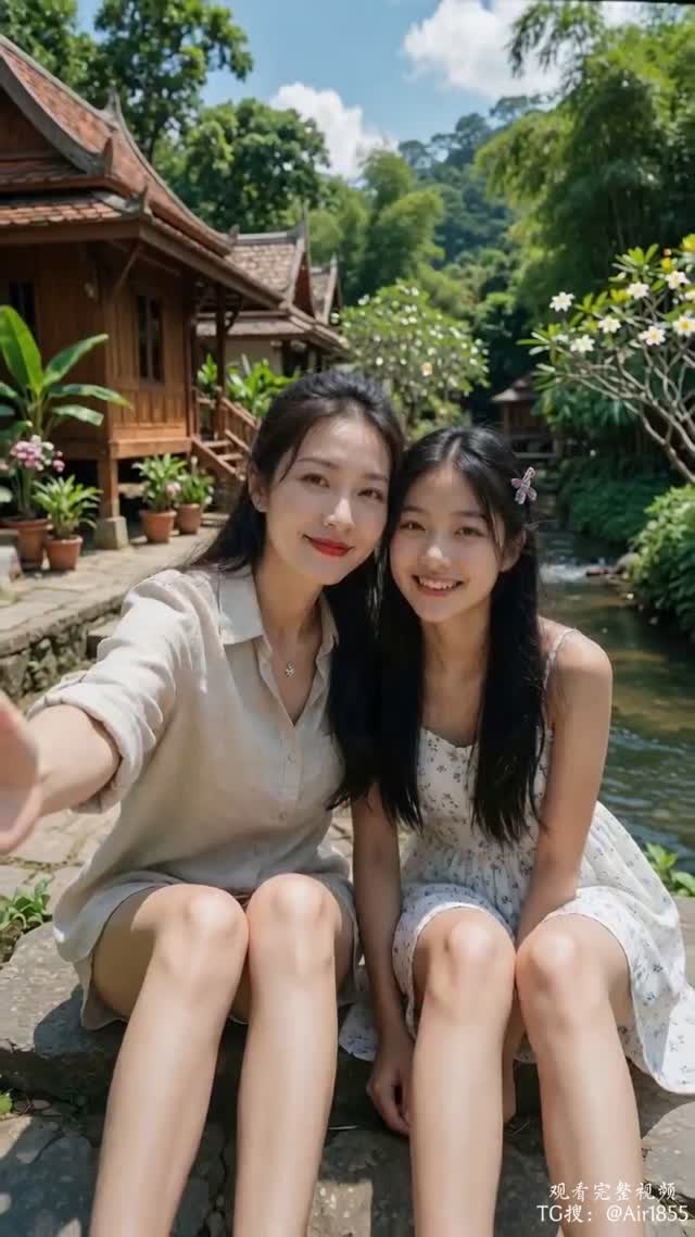 母女泰国流浪记｜AI成人短剧视频封面
